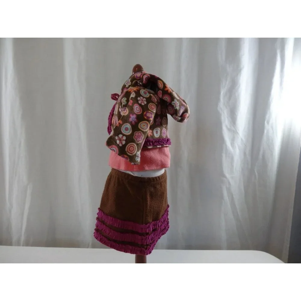 American Girl Bitty Baby Twin School Time Skirt Outfit With Book‎